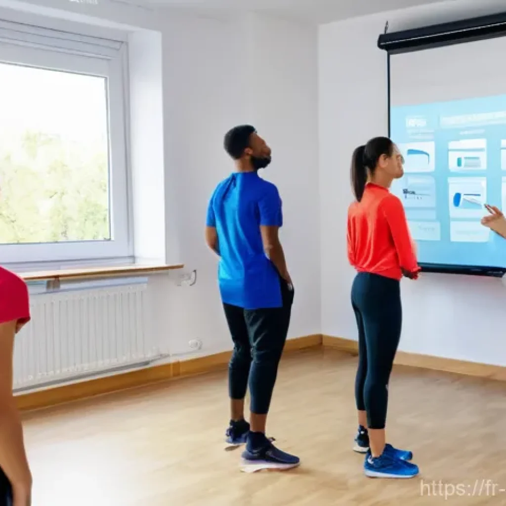 스포츠지도사 자격증 준비 시 주의사항 - **Prompt 1: BPJEPS 2025 Reform in Action**
    "A vibrant and modern indoor sports training facility...