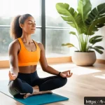 스포츠지도사로 일하면서 생긴 에피소드 - A serene holistic coaching session in a modern wellness studio, featuring a diverse male and female ...